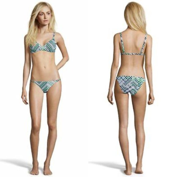 BCBGMaxAzria Swim Kelly Tribal Print Bikini Set Medium - Picture 16 of 16